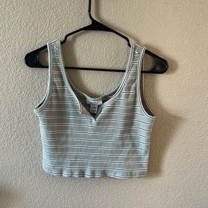 Ribbed crop tank
